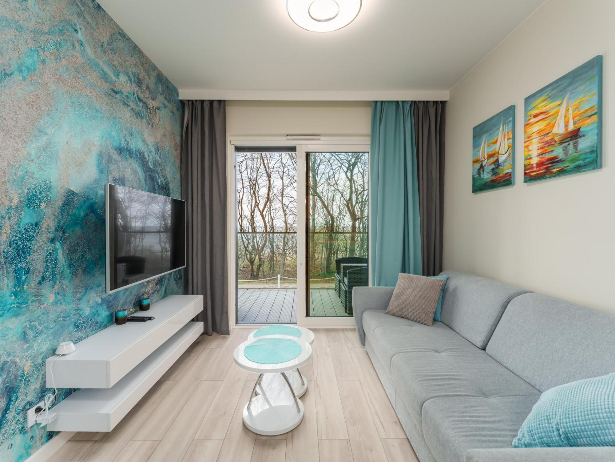 Apartament Z Widokiem Na Morze - Blekitna Perla By Perlowa Przystan Rent Sianozety Eksteriør billede